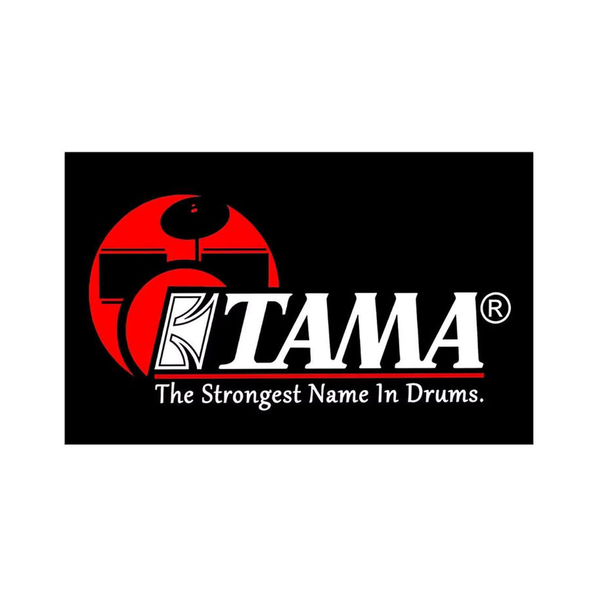 W-TAMAs Logo-Flagge in Schwarz als dekorativer Textil-Wandteppich für Outdoor und Indoor - Bild 6