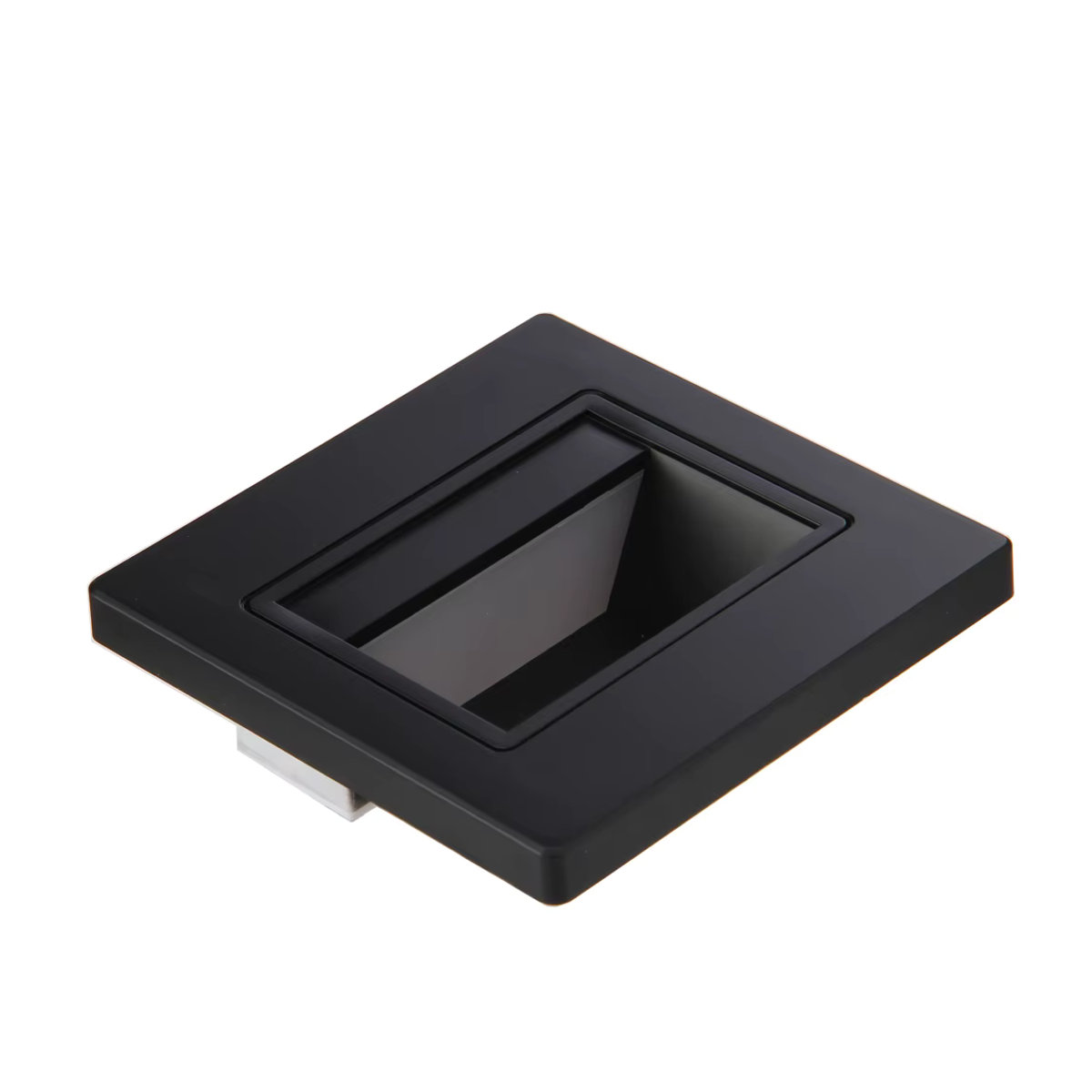WAAJEA LED Einbau Wandleuchte Schwarz Minimalistisch für Treppen und Stufen, 1,5 W, B/H: 9,5 x 9,5 cm - Bild 2