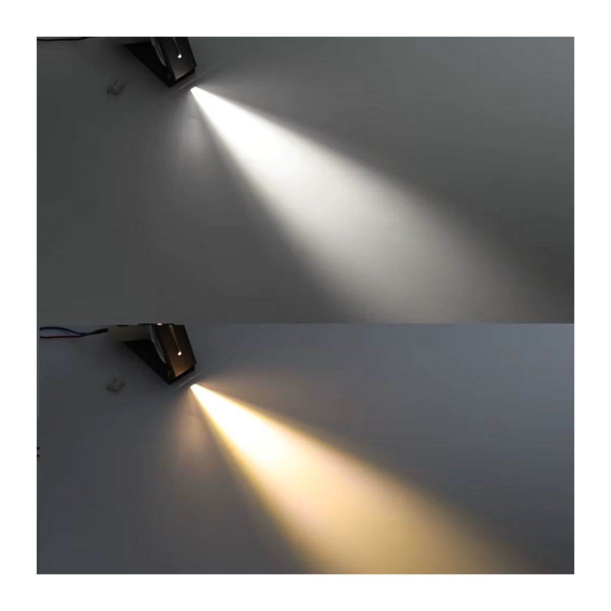 WAAJEA LED Nacht-Wandleuchte mit PIR-Bewegungsmelder in Schwarz, minimalistisches Treppenlicht mit 3 W Infrarot-Induktion - Bild 3
