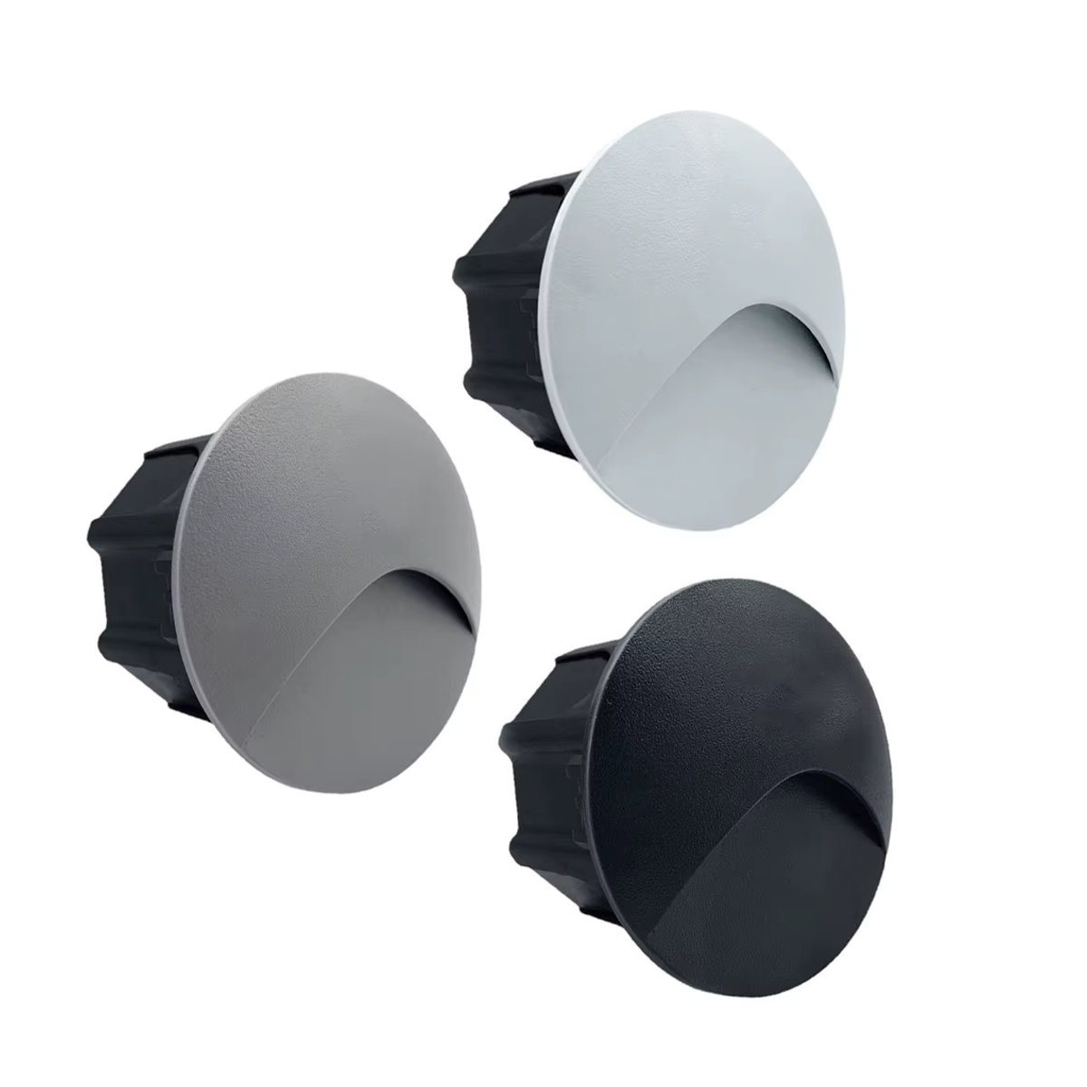 WAAJEA LED Wandleuchte Weiß, IP65 wasserdicht, 3 W, minimalistisches Design für Außenbereich, Treppe und Balkon - Bild 2
