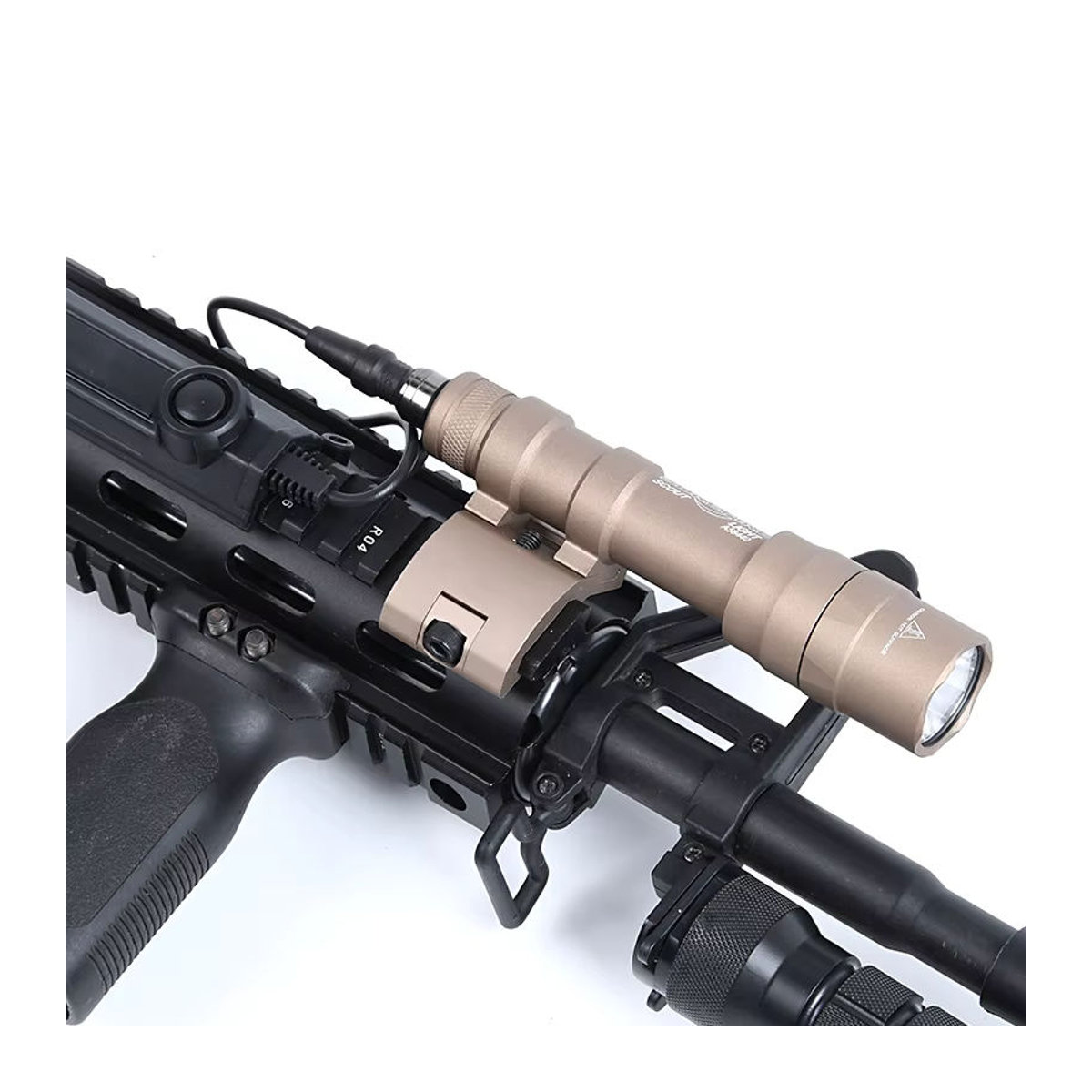 WADSN Taktische Taschenlampe Scout Licht mit Metallhalterung für 20mm Picatinny Schiene M600 M300 Airsoft Zubehör für AR15 - Bild 4