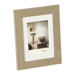 Walther Design Bilderrahmen aus Holz mit Passepartout in Beige-Braun, B/H: 20 x 30 cm