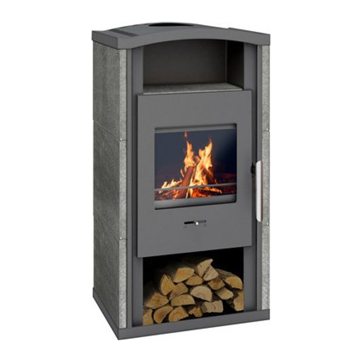 Wamsler Kaminofen Gron KF108 in Grau mit 6 kW Leistung - Bild 2