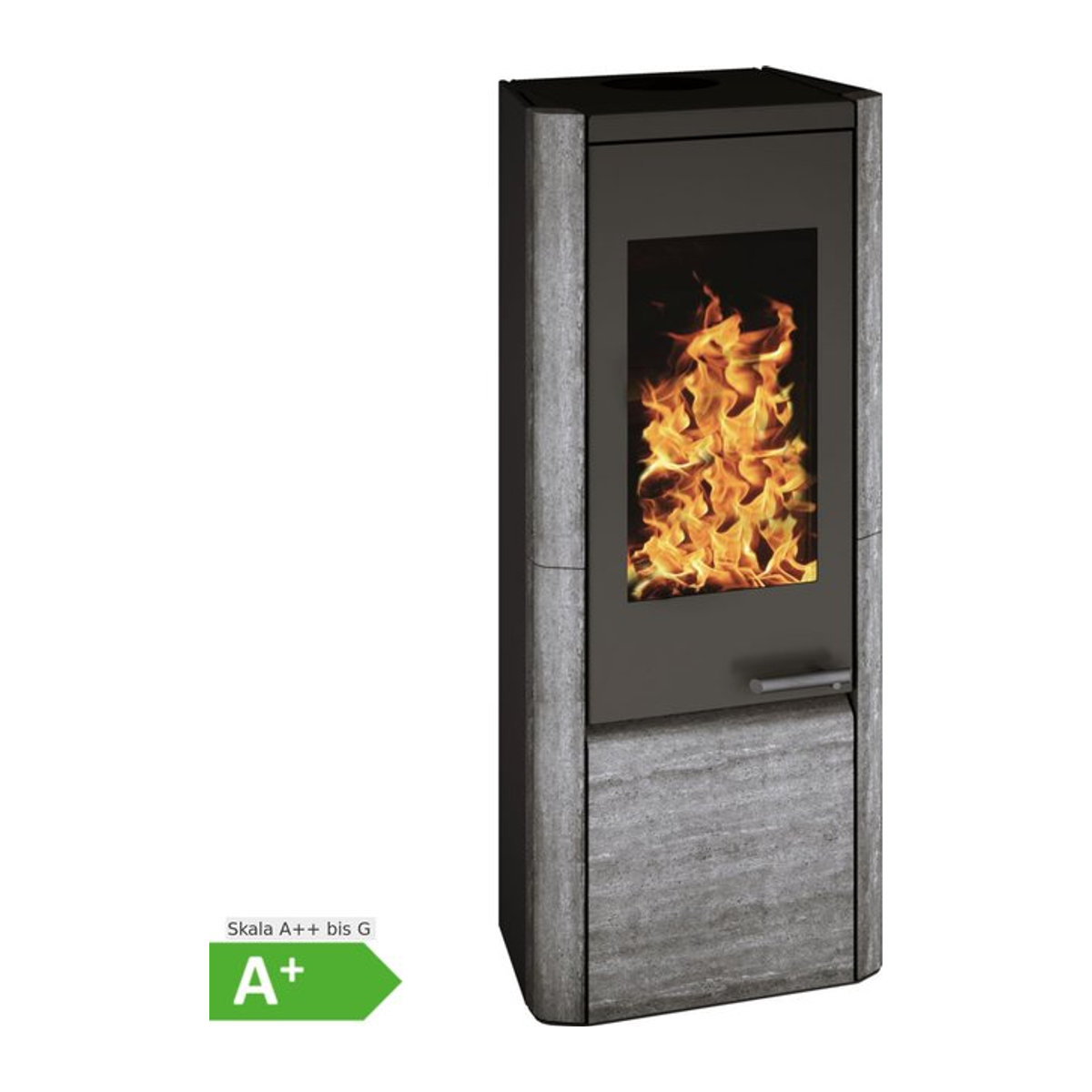 Wamsler Kaminofen Merhis KO 113 aus Stahl in Schwarz und Anthrazit mit 8 kW Leistung - Bild 1
