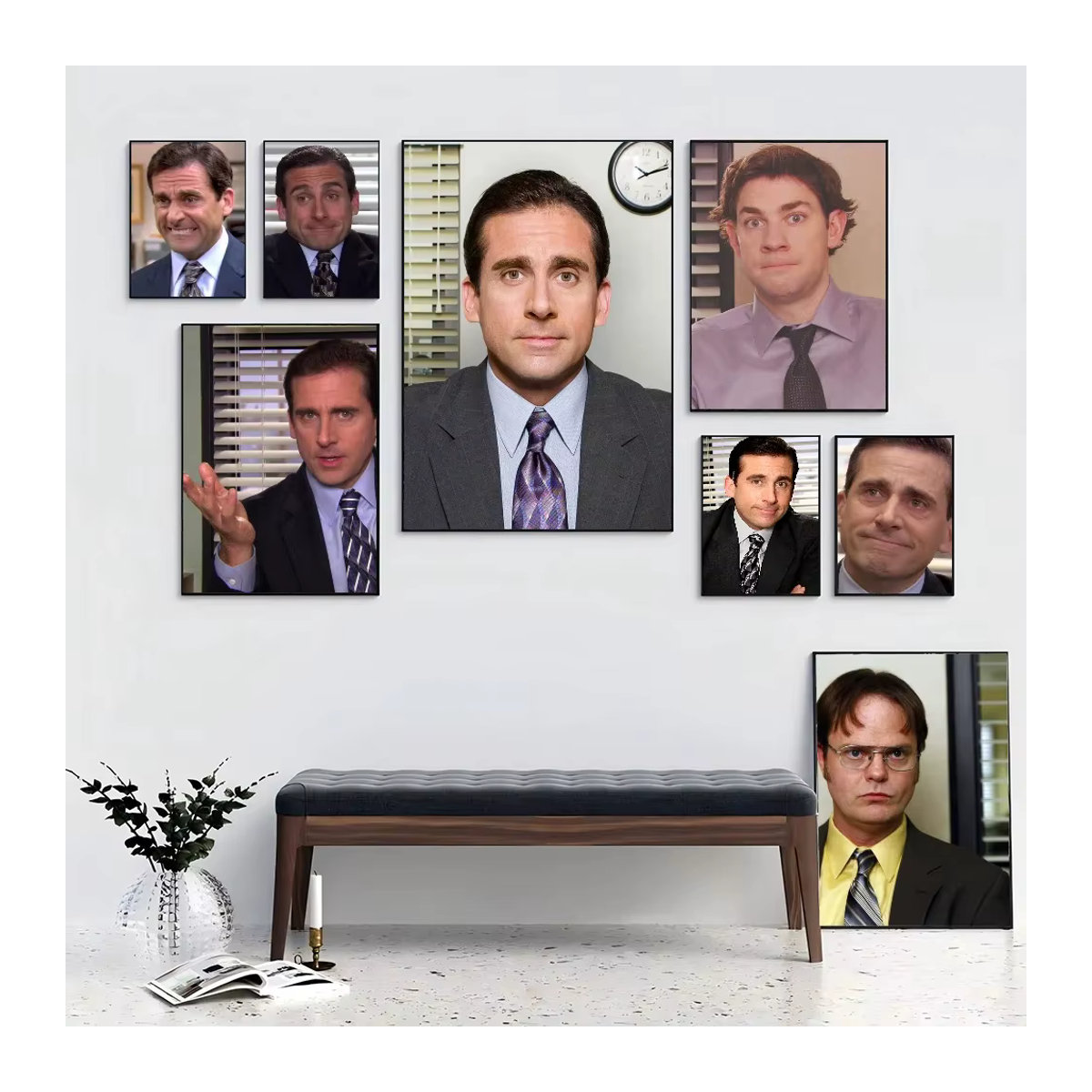 Wandposter mit Michael Scott Motivationszitaten aus der TV-Show The Office, wasserfester Aufkleber zur Wanddekoration, mehrfarbig - Bild 4