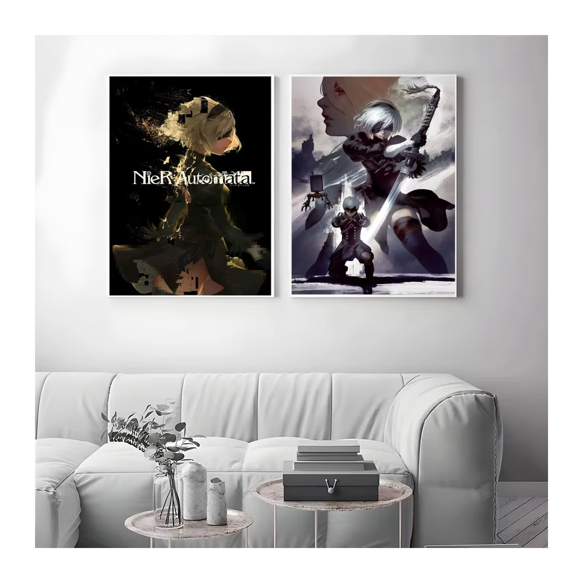 Wandposter NieR Automata Charakter 2B Klassisches Kunst Poster Selbstklebend Wasserdicht Mehrfarbig - Bild 4