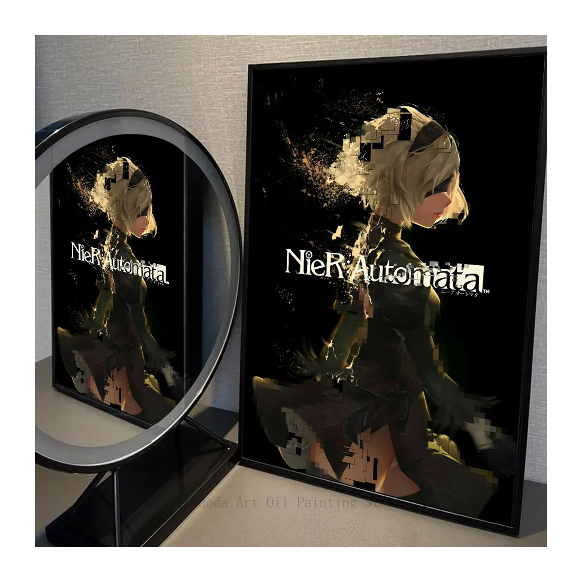 Wandposter NieR Automata Charakter 2B Klassisches Kunst Poster Selbstklebend Wasserdicht Mehrfarbig - Bild 6