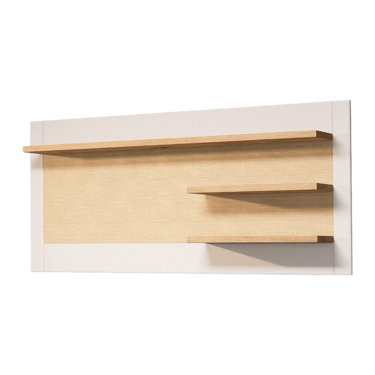 Wandregal HARPER WORCHESTER in Eiche Natur, modern und minimalistisch, B: 150 cm, H: 24 cm, T: 15 cm - Bild 1