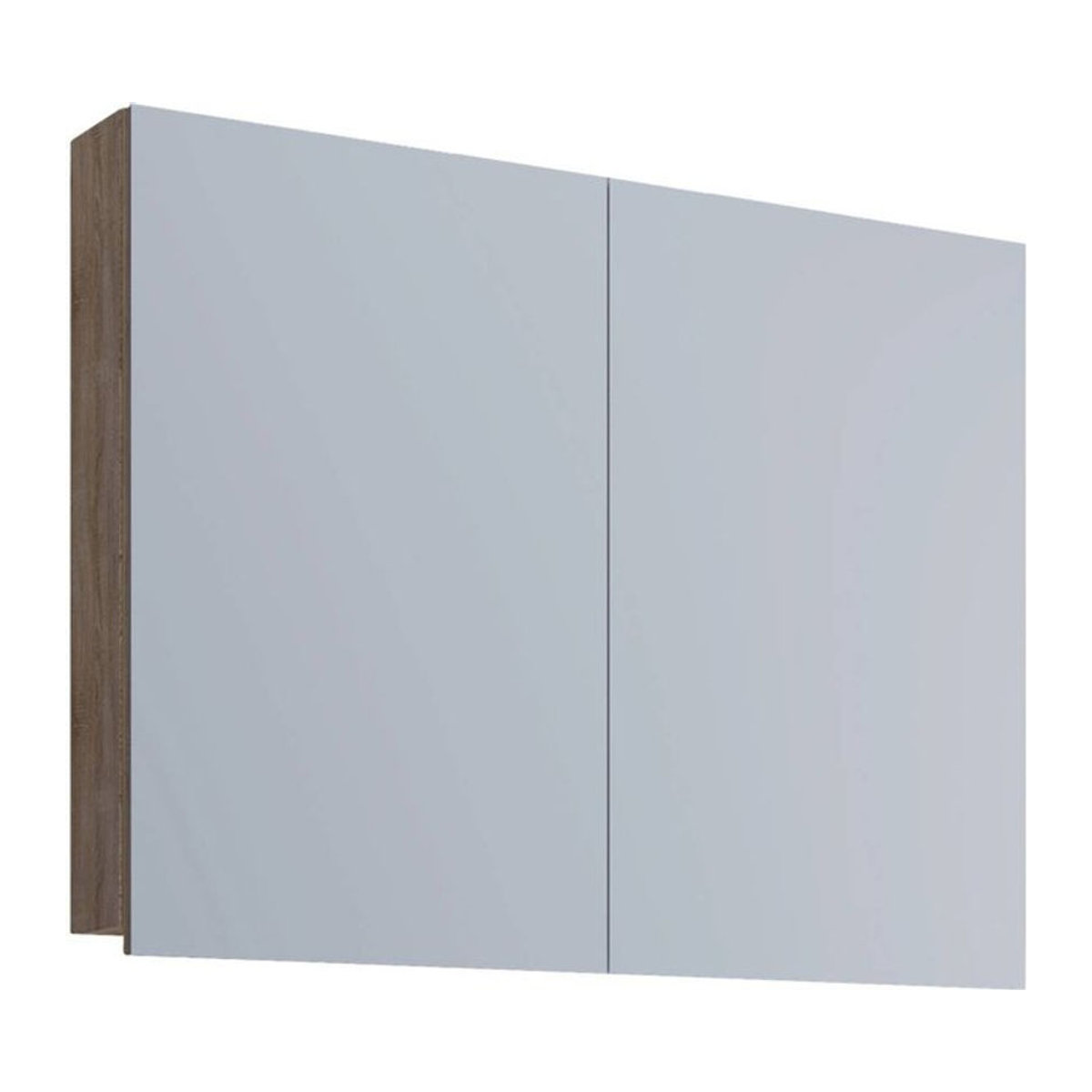 Wandspiegel Badinos in der Farbe Weiß (Maße H: 60 cm, B: 80 cm, T: 12 cm) - Bild 2