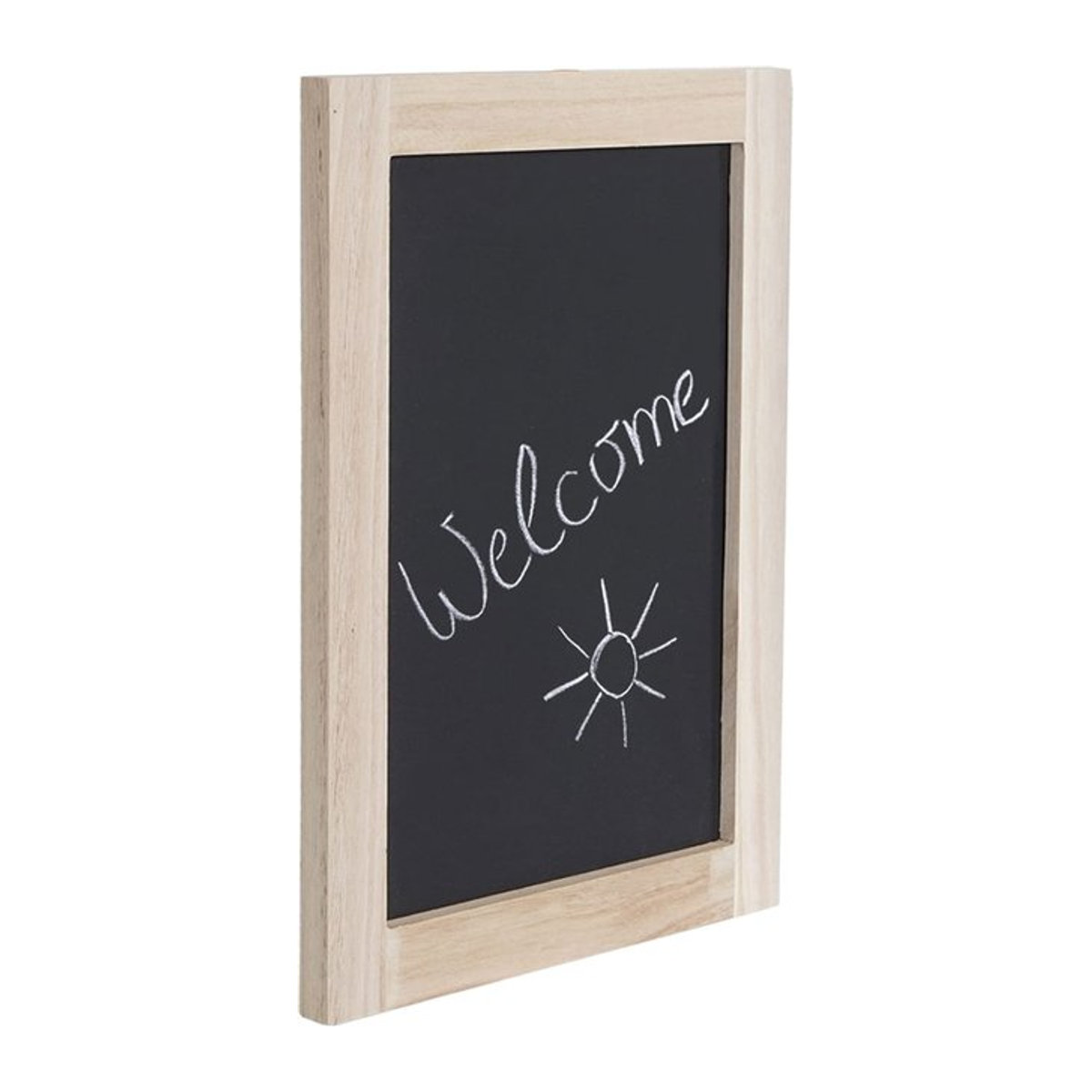 Wandtafel MCW-C18 Kreidetafel und Schiefertafel in Schwarz, B/H: 40 x 30 cm - Bild 1