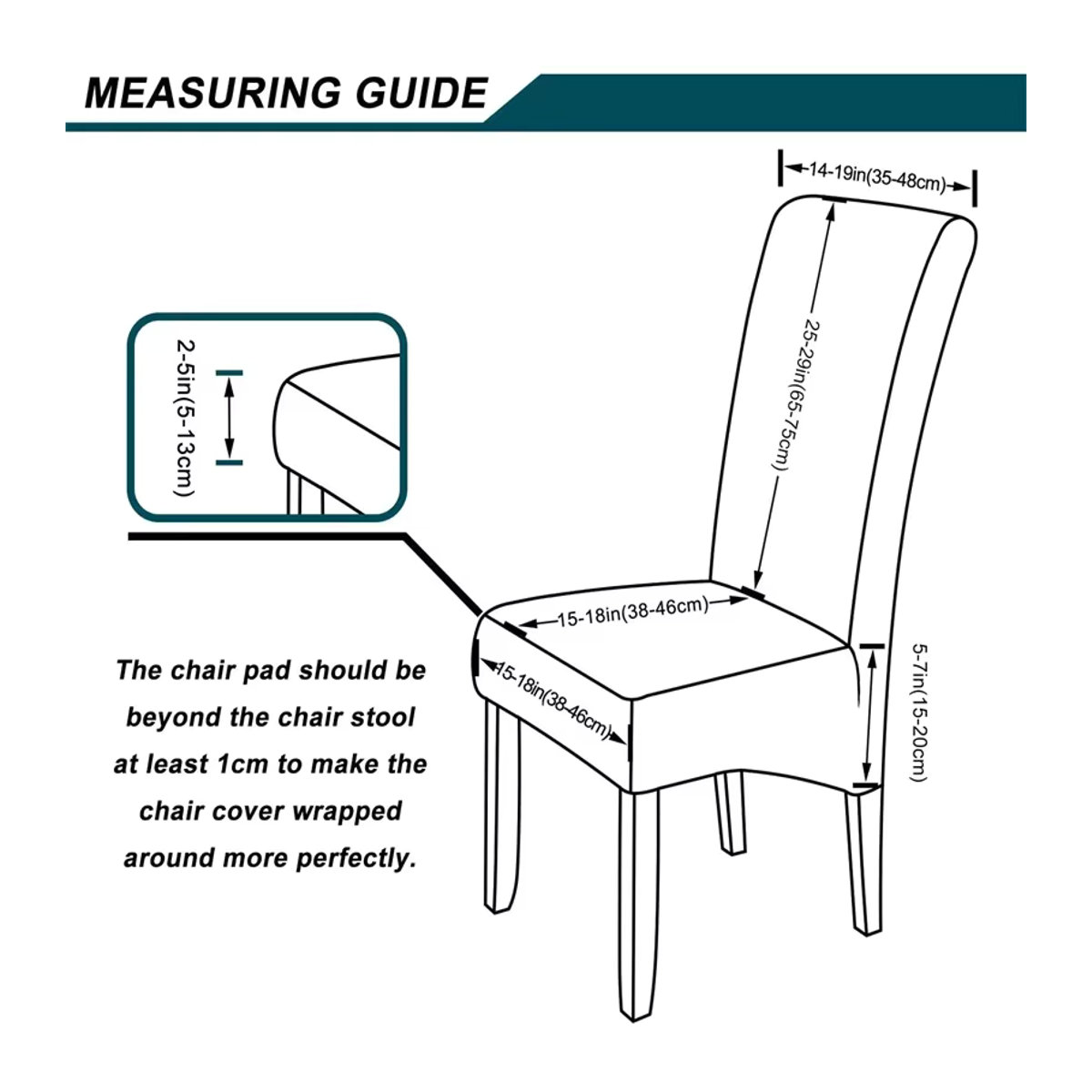 WANERQU Polar Fleece Stuhlbezug in XL Größe mit langer Rückenlehne, Stretch Stuhlhussen für Esszimmerstühle, Grau - Bild 2