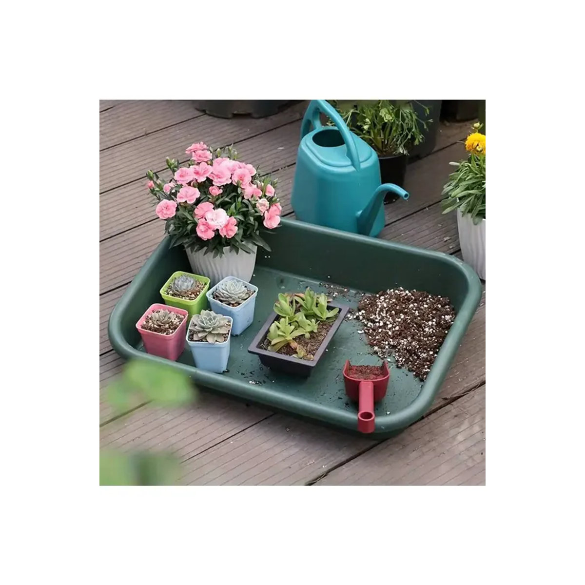 Wasserdichte Gartenbau-Bodenmatte für Blumenpflanzwerkzeug und Blumentopftablett, 1 Stück - Bild 7