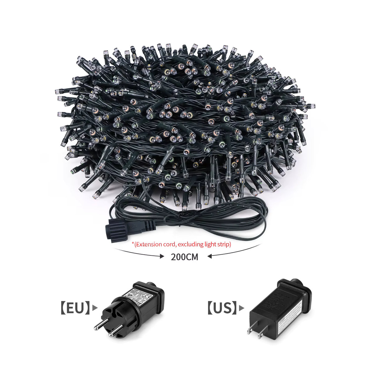 Wasserdichte LED Fee String Lichterkette für Outdoor Garten und Weihnachtsbaum Dekoration - Bild 5