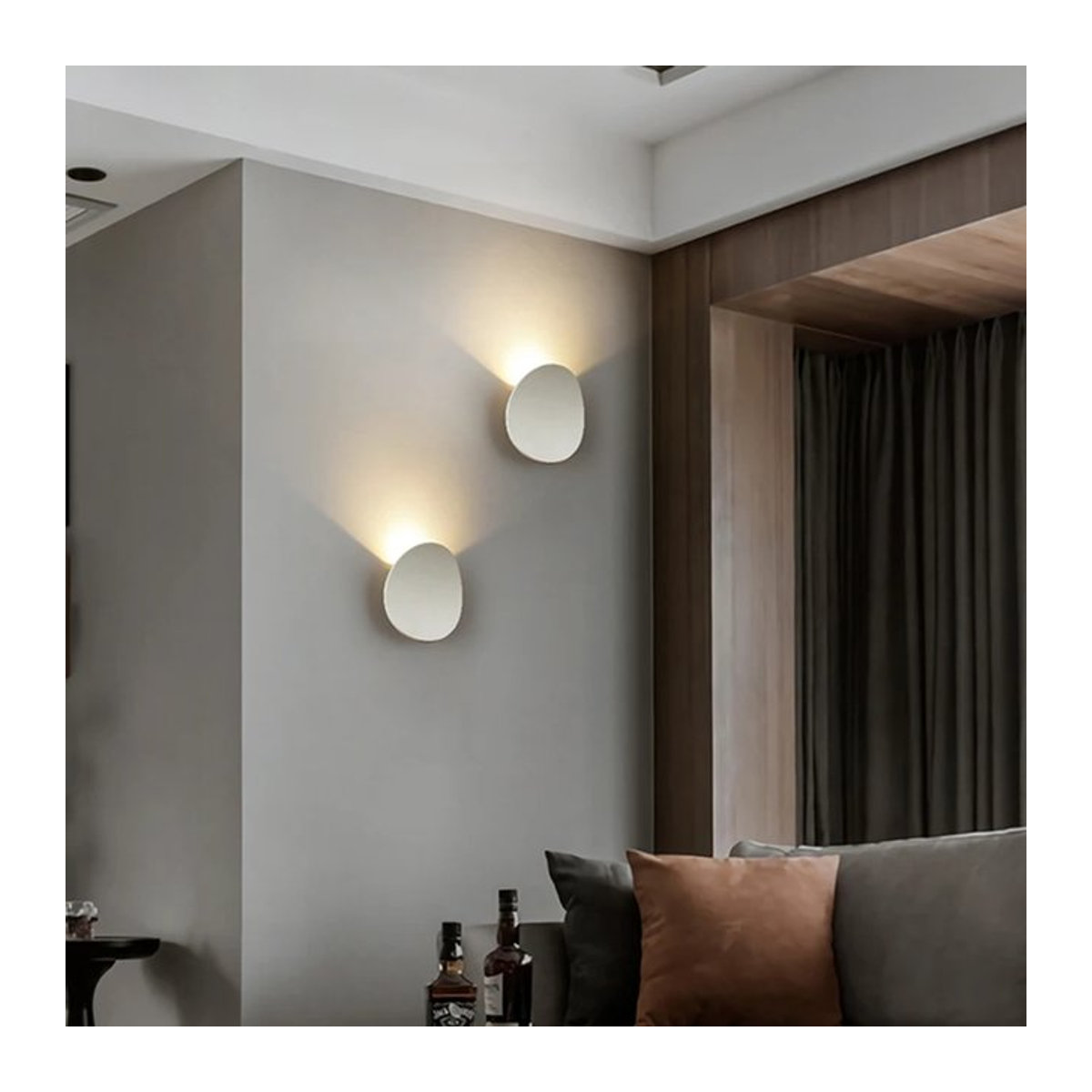 Wasserdichte LED Wandleuchte von CYLRDXK aus Aluminium in Weiß, 7W, minimalistisches Design für Innen und Außen - Bild 1