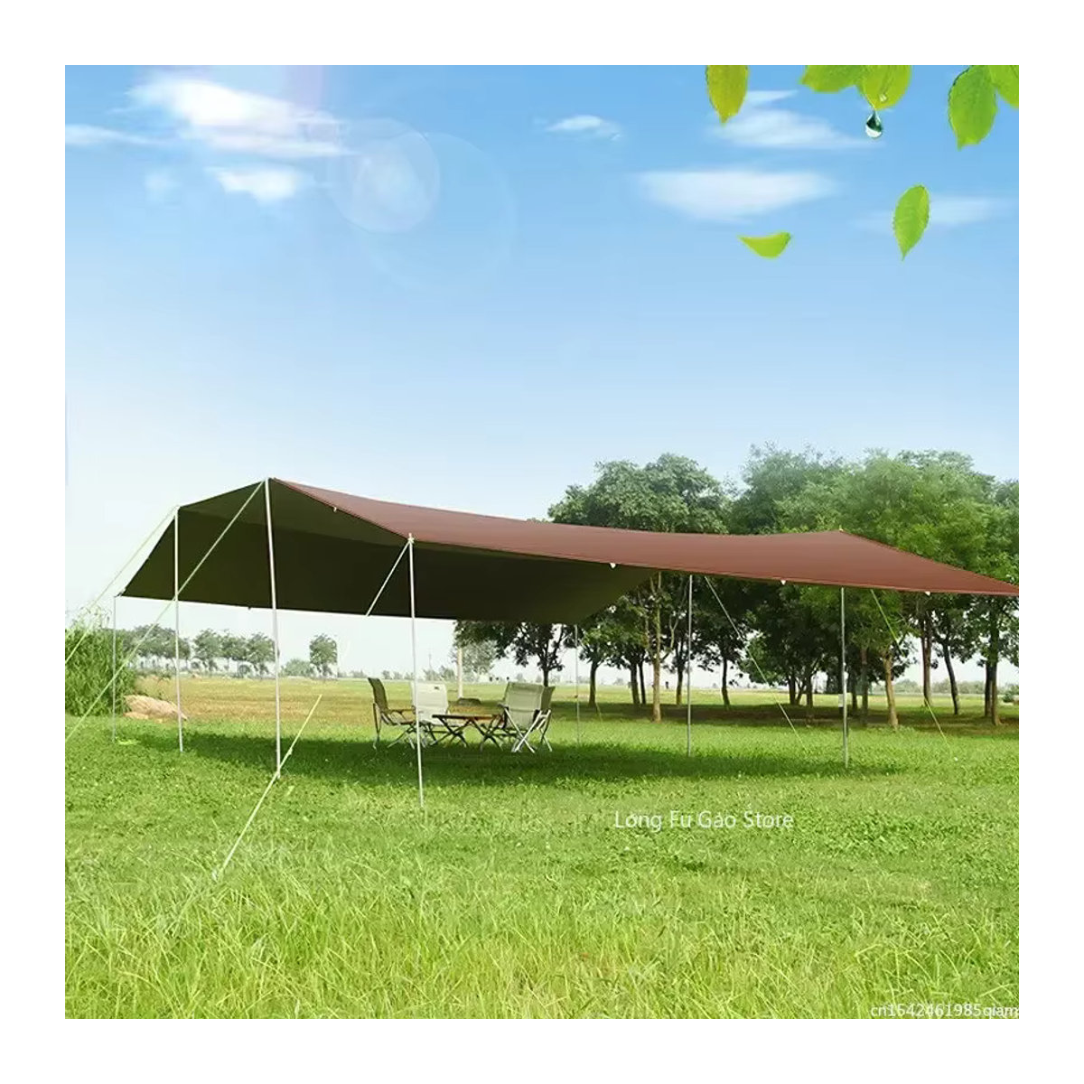 Wasserdichte Outdoor-Camping-Markise aus Oxford-G - Bild 2