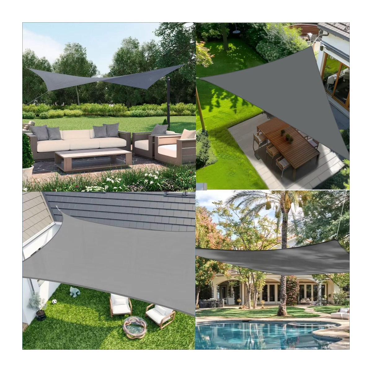 Wasserdichte Outdoor-Markise als Sonnenschutz und Gartenüberdachung für Terrasse oder Pool - Bild 6