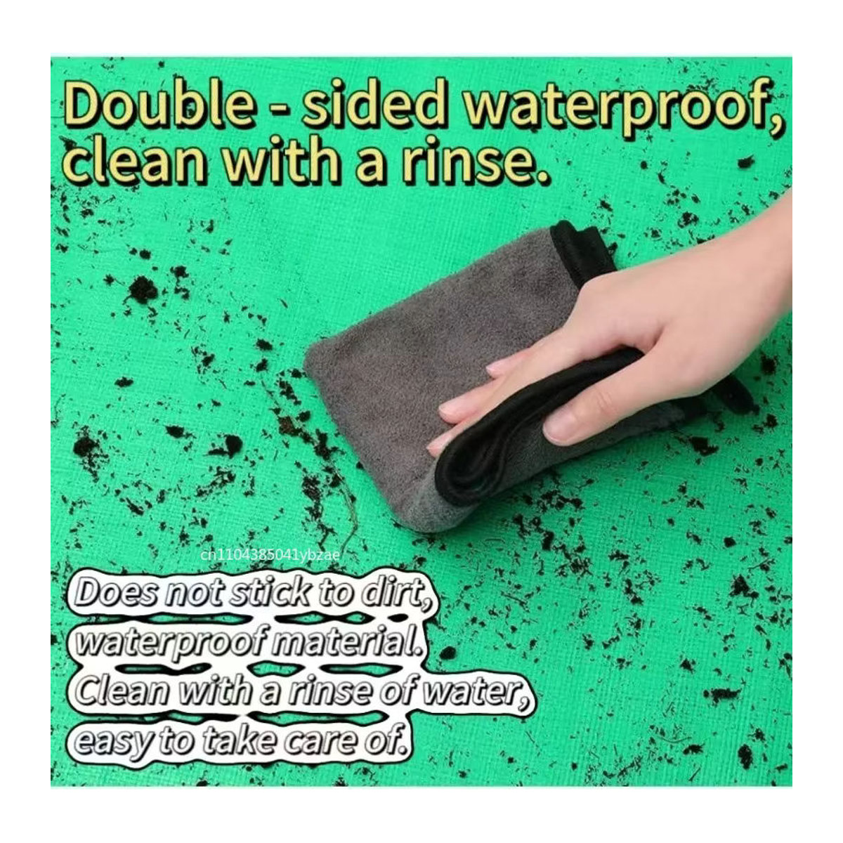 Wasserdichte Pflanzenregenerationsmatte in Grün, quadratische und faltbare Transplantationsmatte für 50–100 cm - Bild 3