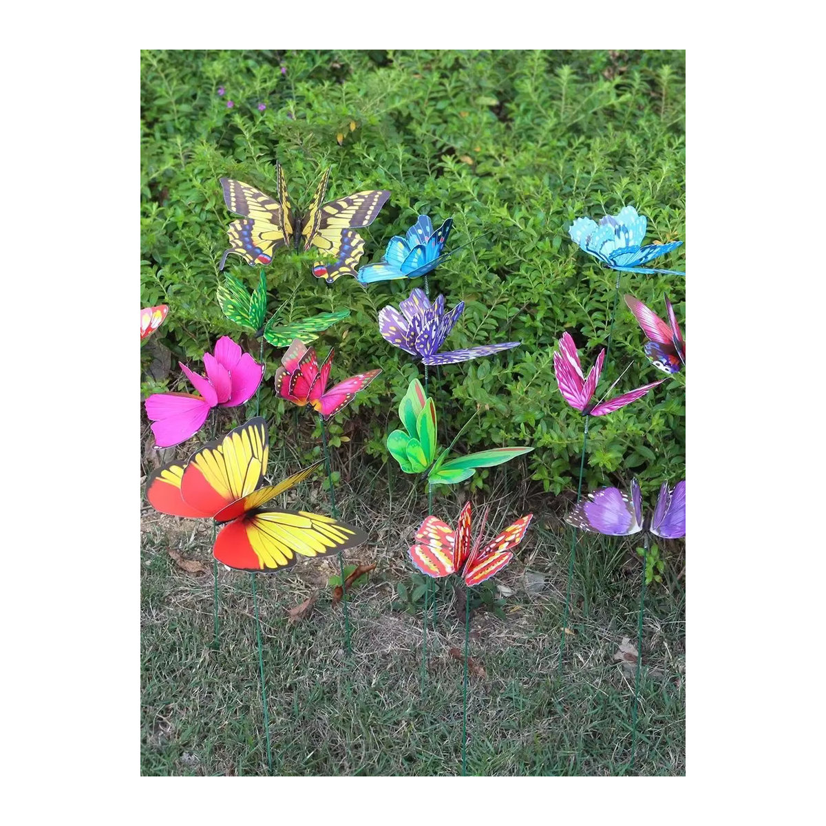 Wasserdichte Schmetterlings-Gartendekoration für Blumenarrangements und Outdoor-Blumentöpfe in bunten Farben - Bild 5