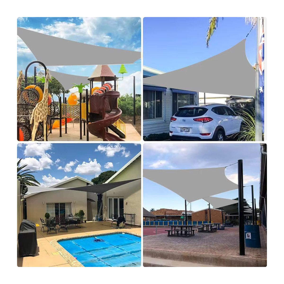 Wasserdichte Schutzhülle als Sonnenschutz und Segeltuch für Garten, Terrasse und Camping - Bild 3