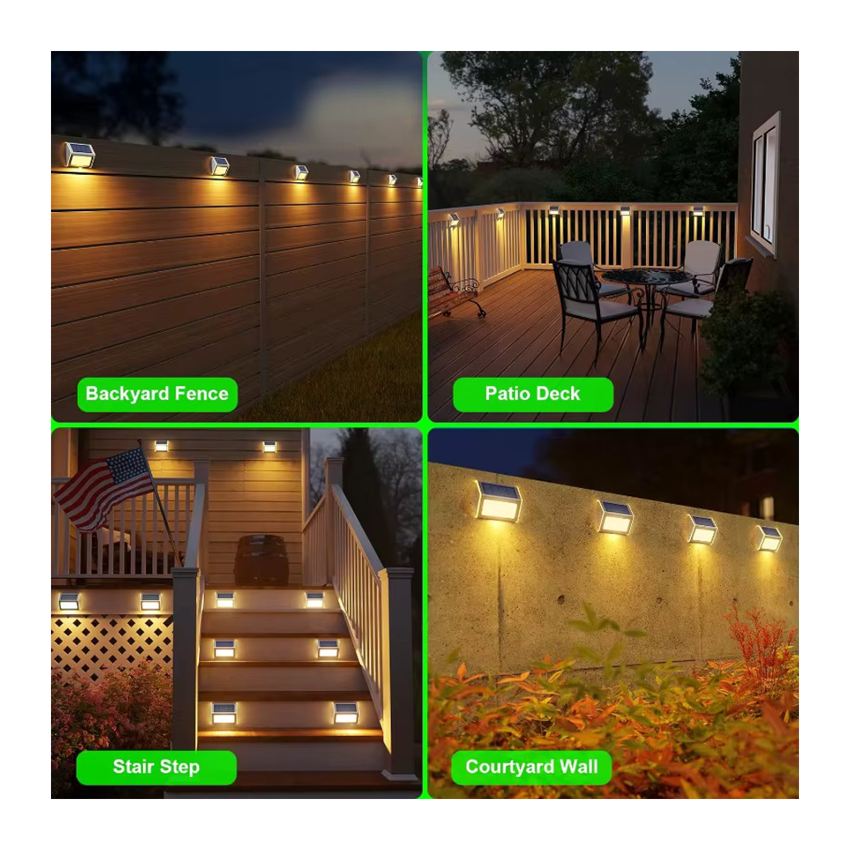 Wasserdichte Solar-Deckleuchten aus Edelstahl in Weiß für Garten und Schwimmbad im minimalistischen Design - Bild 3