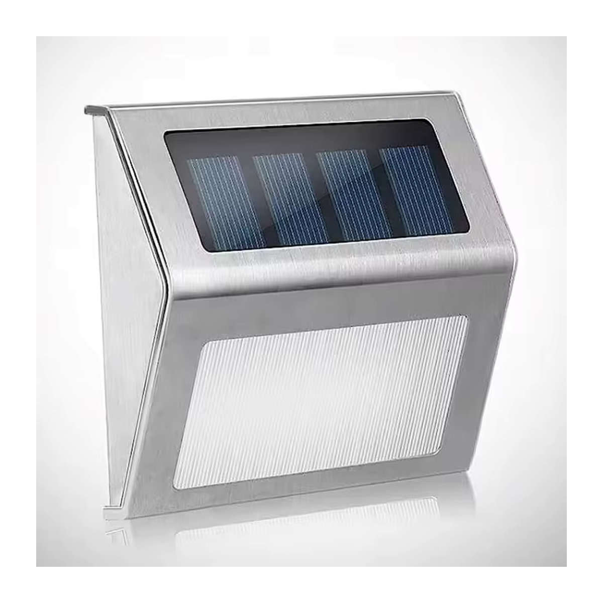 Wasserdichte Solar-Deckleuchten aus Edelstahl in Weiß für Garten und Schwimmbad im minimalistischen Design - Bild 7