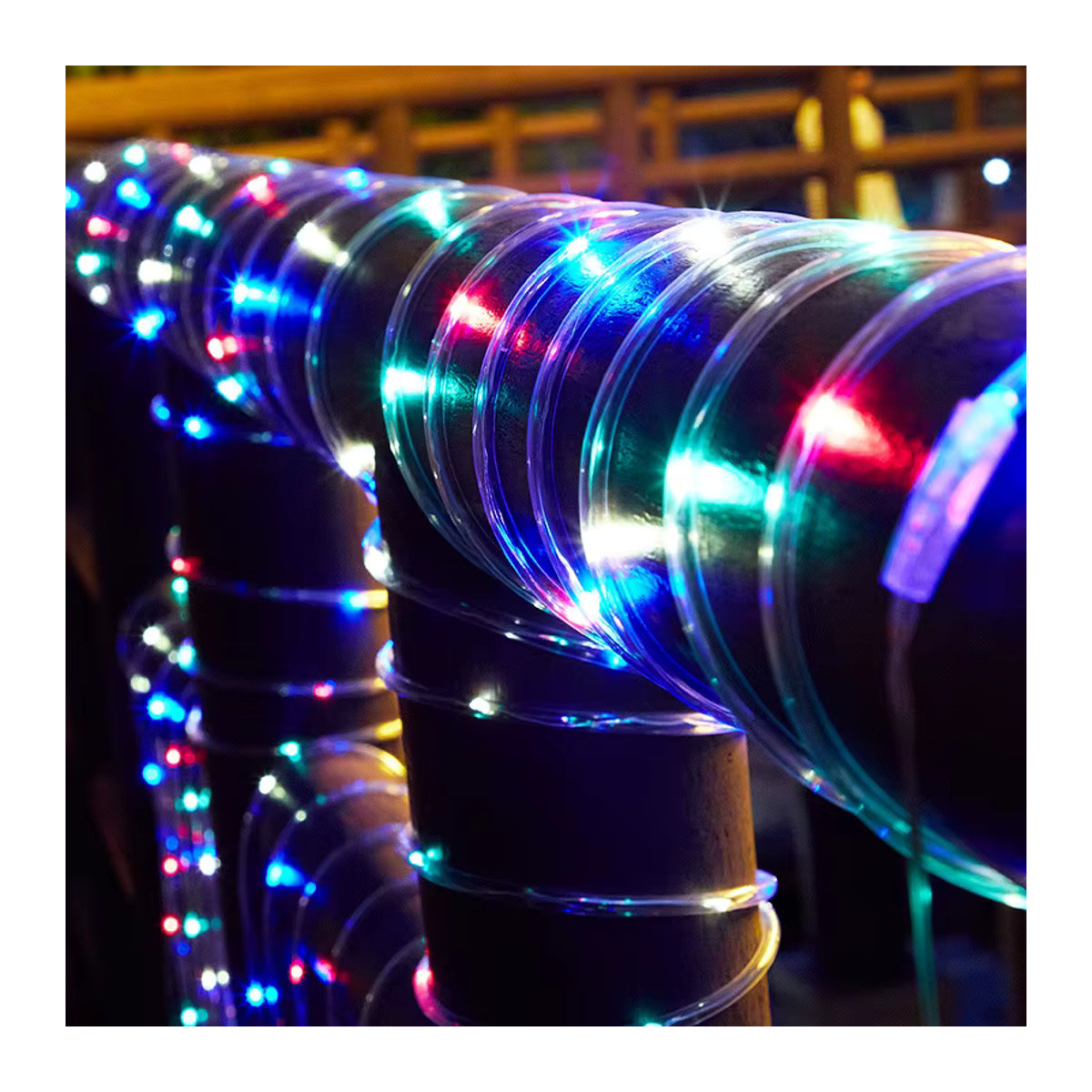 Wasserdichte Solar LED Lichterkette Bunt für Garten und Outdoor Dekoration - Bild 2