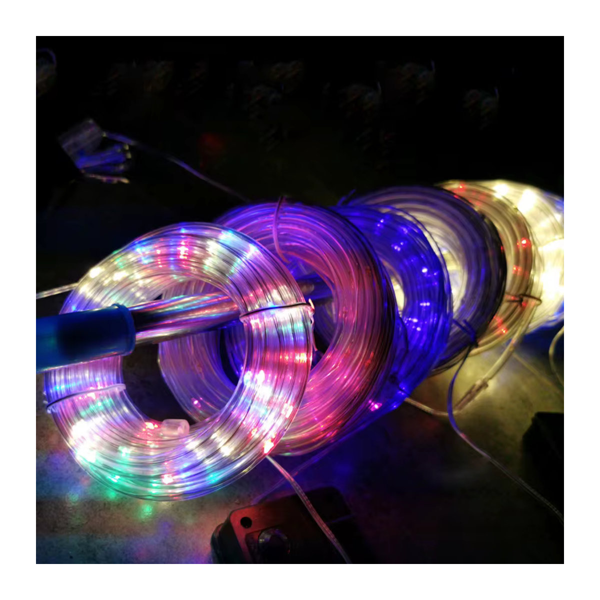 Wasserdichte Solar LED Lichterkette Bunt für Garten und Outdoor Dekoration - Bild 3