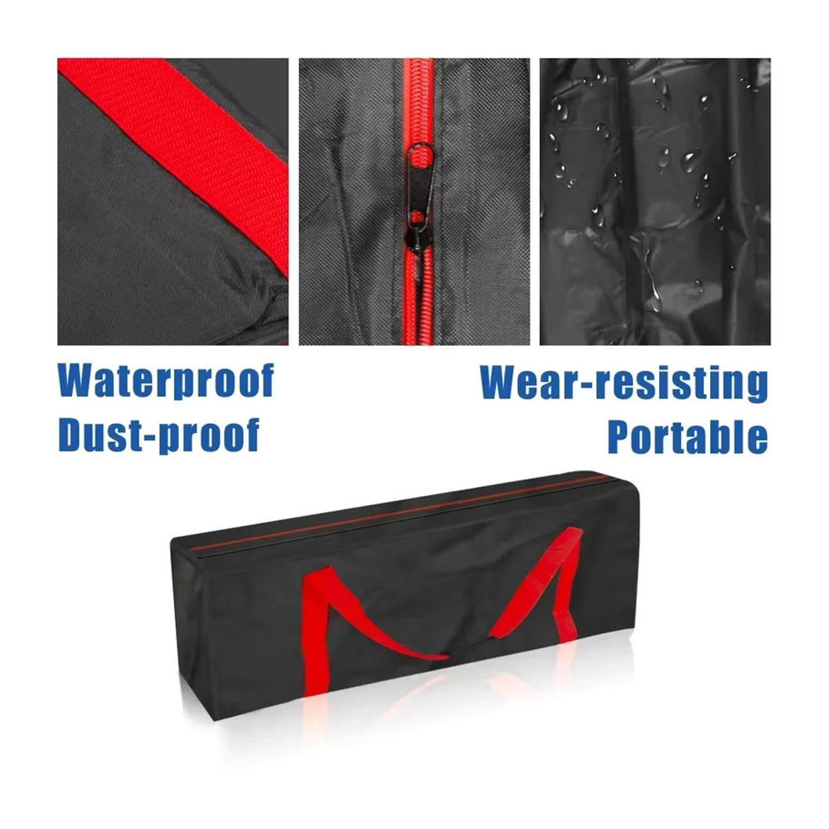 Wasserdichte und faltbare Tragetasche von LCQPTW für XIAOMI M365 Elektroroller und Skateboards in Schwarz oder Rot - Bild 3