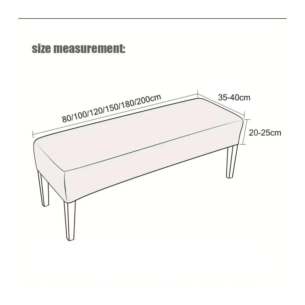 Wasserdichter Bankstuhlbezug aus PU-Leder von S-EMIGA in Beige als Möbelschutz und Schonbezug - Bild 2