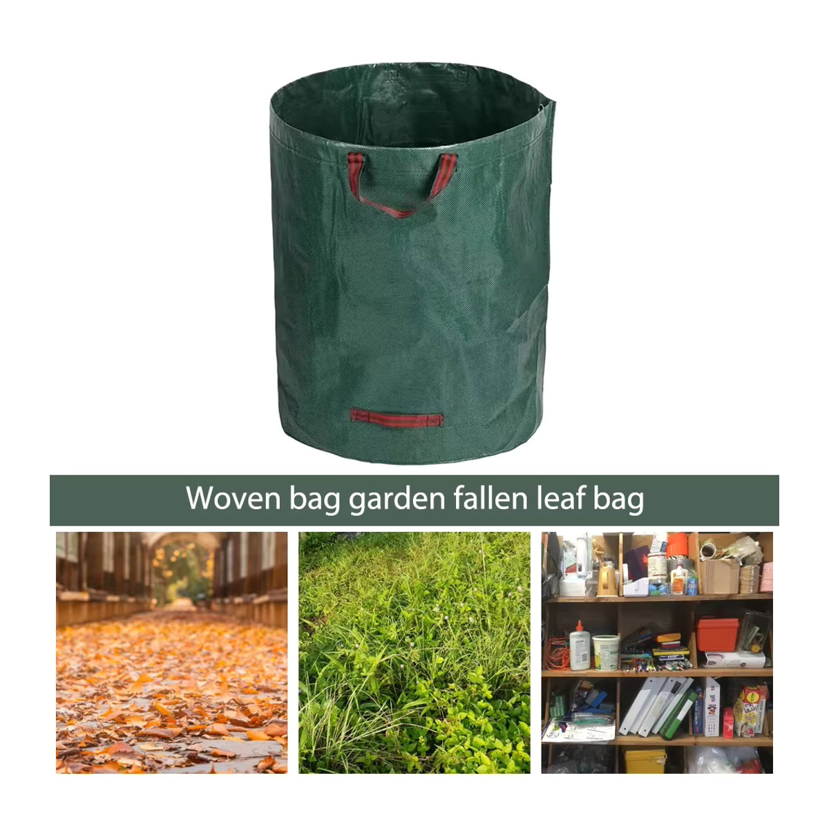 Wasserdichter Gartenabfallbeutel von APWIKOGER als wiederverwendbarer Blattsack und Sammelbehälter für Gartenabfälle - Bild 2