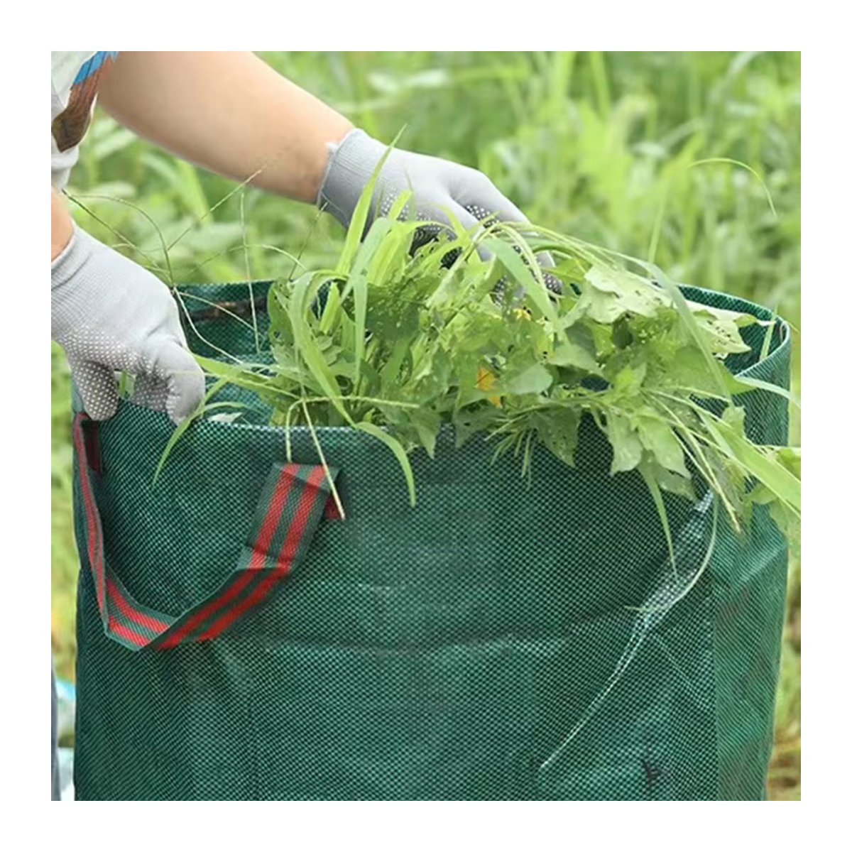 Wasserdichter Gartenabfallbeutel von APWIKOGER als wiederverwendbarer Blattsack und Sammelbehälter für Gartenabfälle - Bild 3