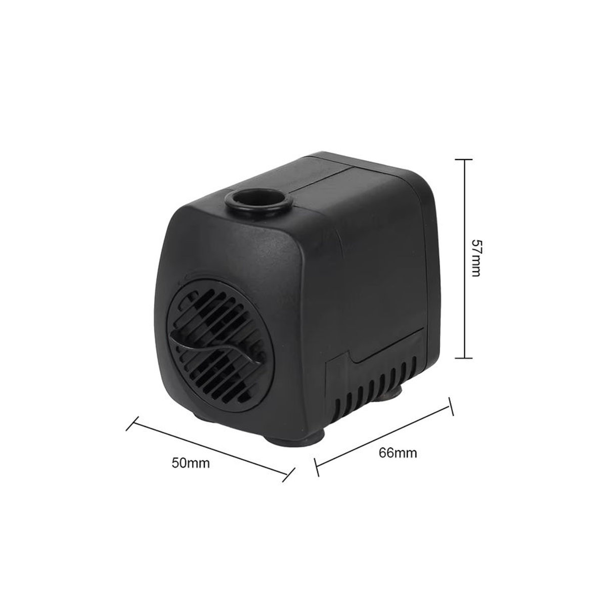Wasserdichter Gartenaquariumbrunnen in Schwarz mit 12 LED-Lichtern und leiser Wasserpumpe (15 W) - Bild 6