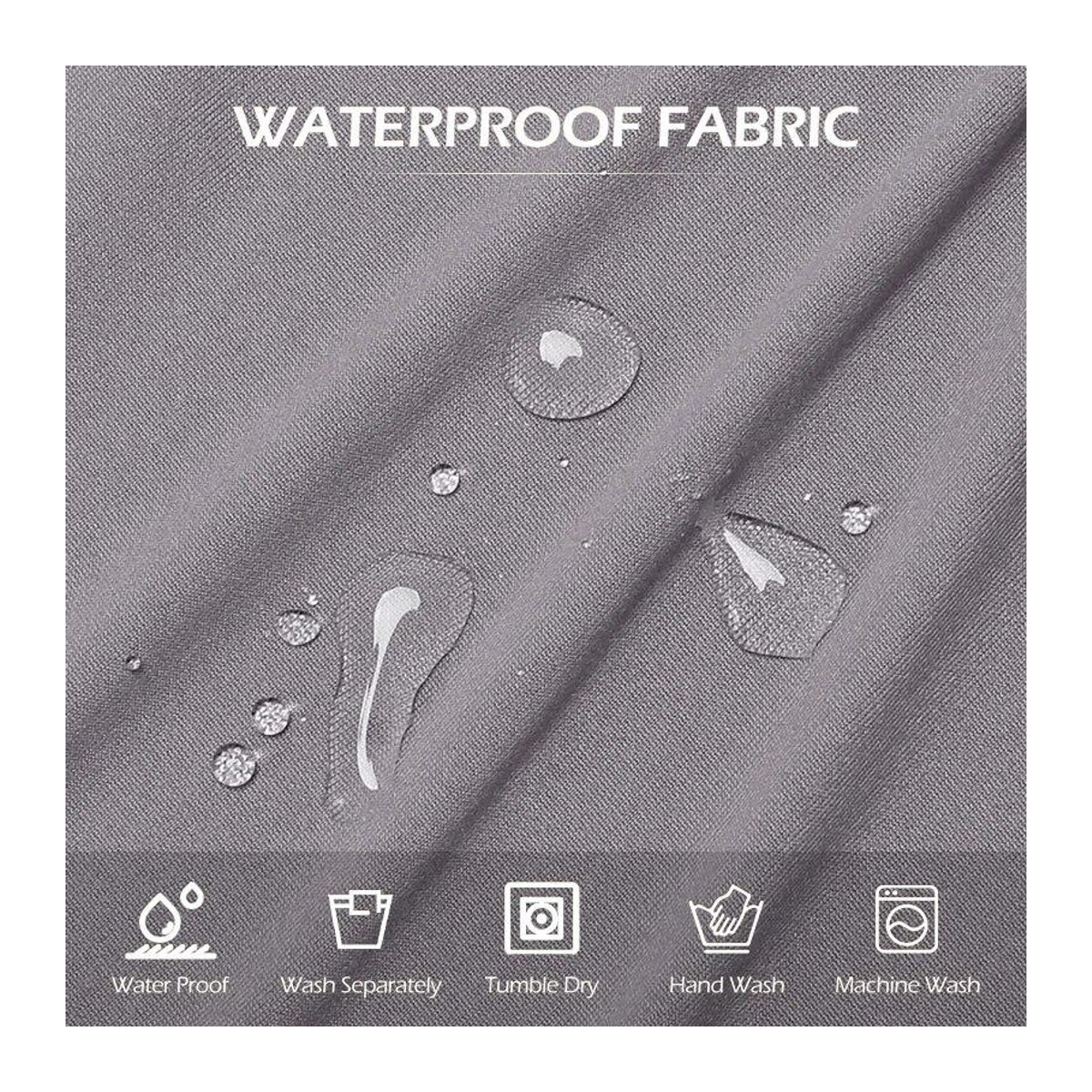 Wasserdichter Liegesofabezug von Your Warm Home für 1 Sitz, elastischer Relax-Sesselbezug in Grau - Bild 1