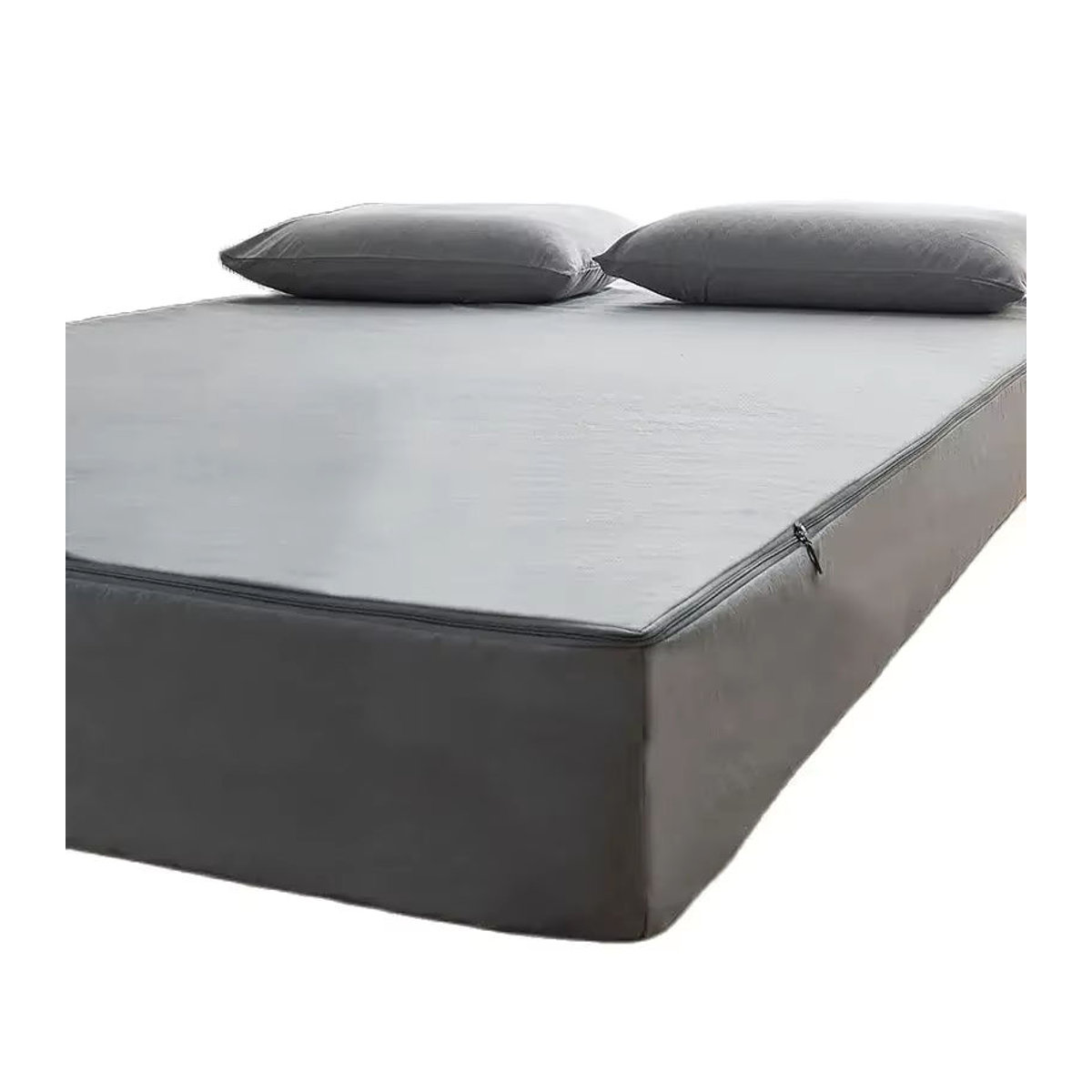 Wasserdichter Matratzenbezug mit Reißverschluss für Queen-Size-Steppbetten, sechsseitiger All-Inclusive-Tatami-Matratzenbezug als Spannbetttuch - Bild 3