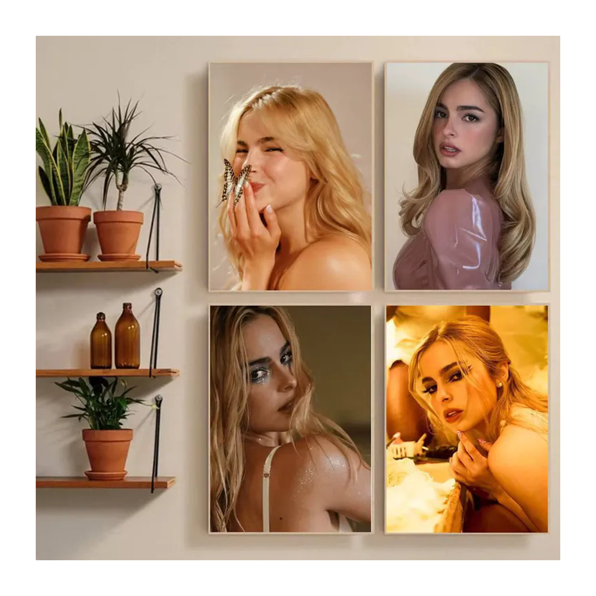 Wasserdichter Singer Addison Rae Wandaufkleber in Mehrfarbig für dein Wohnzimmer oder Schlafzimmer - Bild 2