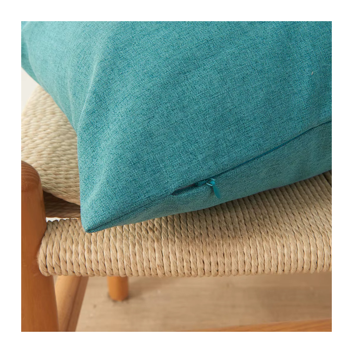 Wasserdichter und atmungsaktiver Kissenbezug im Japan-Stil von CANIRICA für dein Sofa, B/H: 50 x 30 cm, Farben: Grün und Blau - Bild 4