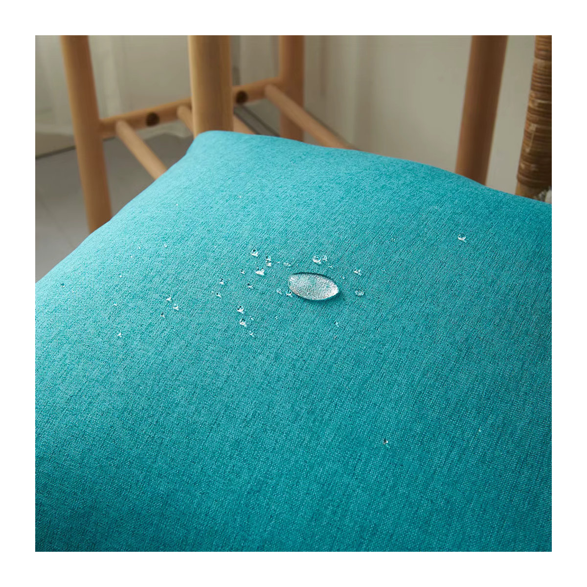 Wasserdichter und atmungsaktiver Kissenbezug im Japan-Stil von CANIRICA für dein Sofa, B/H: 50 x 30 cm, Farben: Grün und Blau - Bild 5