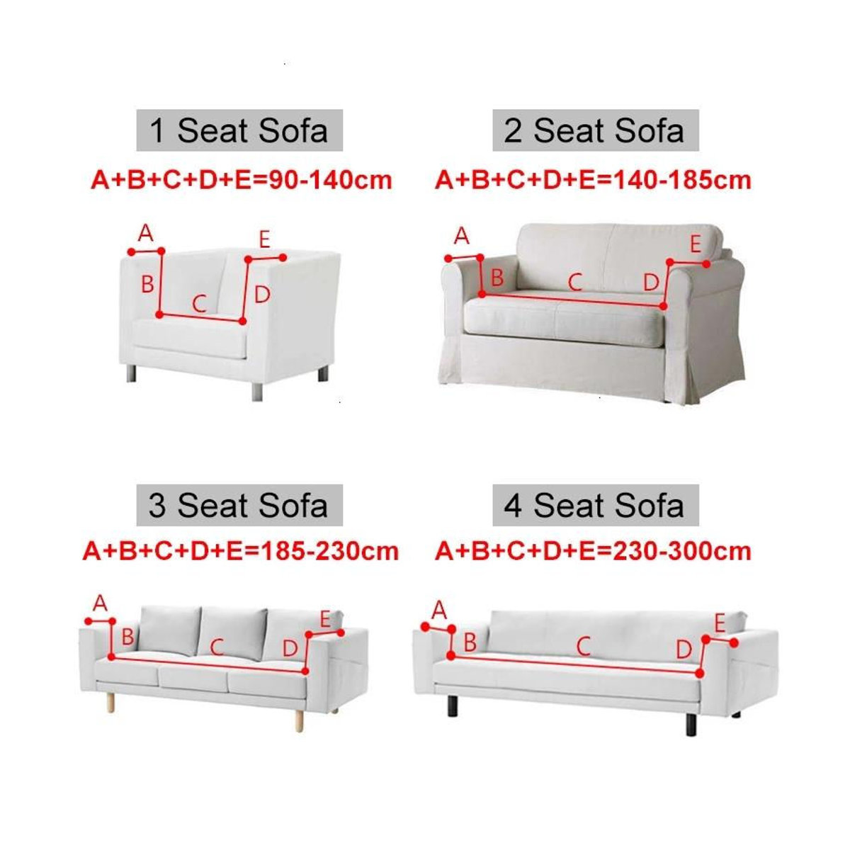Wasserdichter und elastischer Outdoor-Sofabezug in L-Form für 1 Sitzplatz, A Family Of Home Textiles, Rot - Bild 1