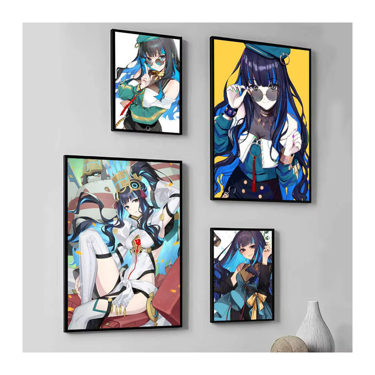 Wasserdichter Wandkunstdruck Pretender Tlaloc Fate Grand Order Poster Aufkleber aus Papier, mehrfarbig - Bild 2