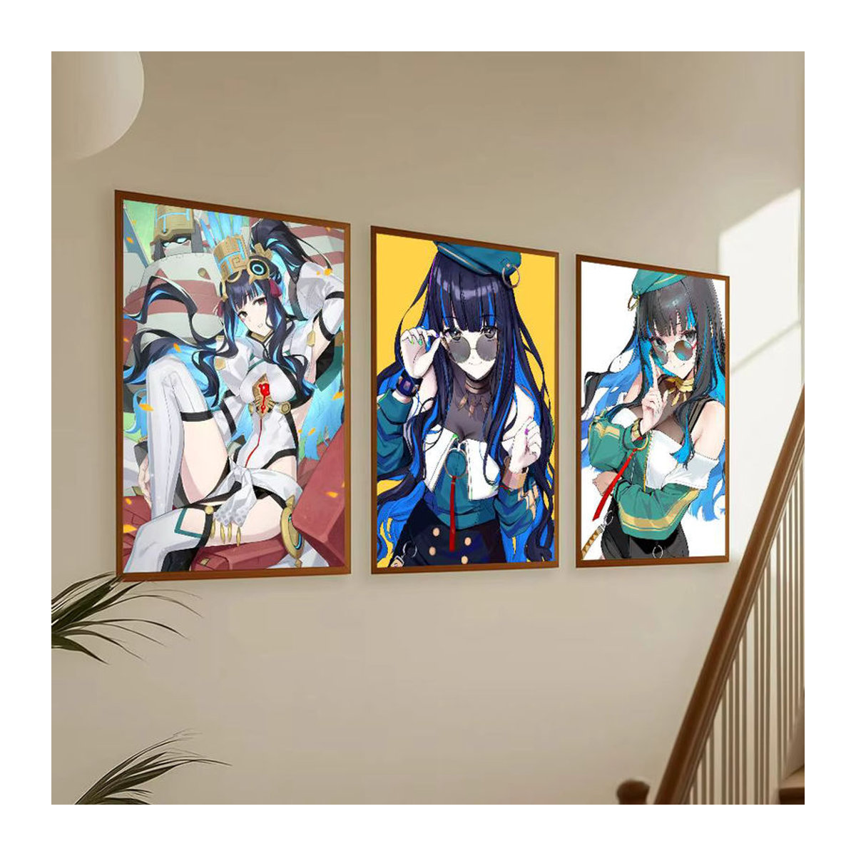 Wasserdichter Wandkunstdruck Pretender Tlaloc Fate Grand Order Poster Aufkleber aus Papier, mehrfarbig - Bild 3