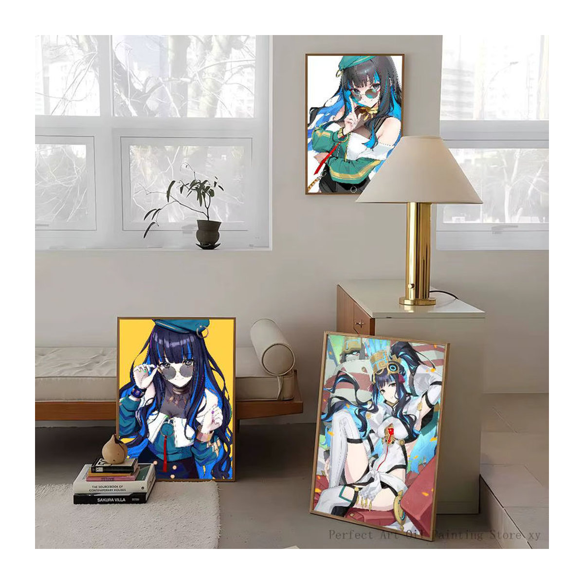 Wasserdichter Wandkunstdruck Pretender Tlaloc Fate Grand Order Poster Aufkleber aus Papier, mehrfarbig - Bild 4