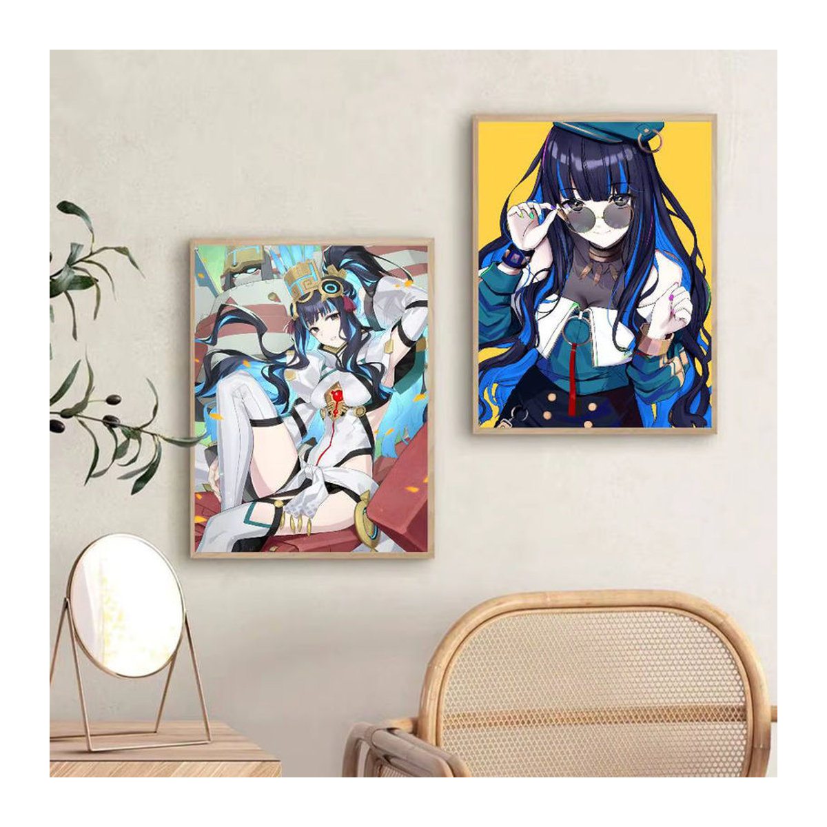Wasserdichter Wandkunstdruck Pretender Tlaloc Fate Grand Order Poster Aufkleber aus Papier, mehrfarbig - Bild 5