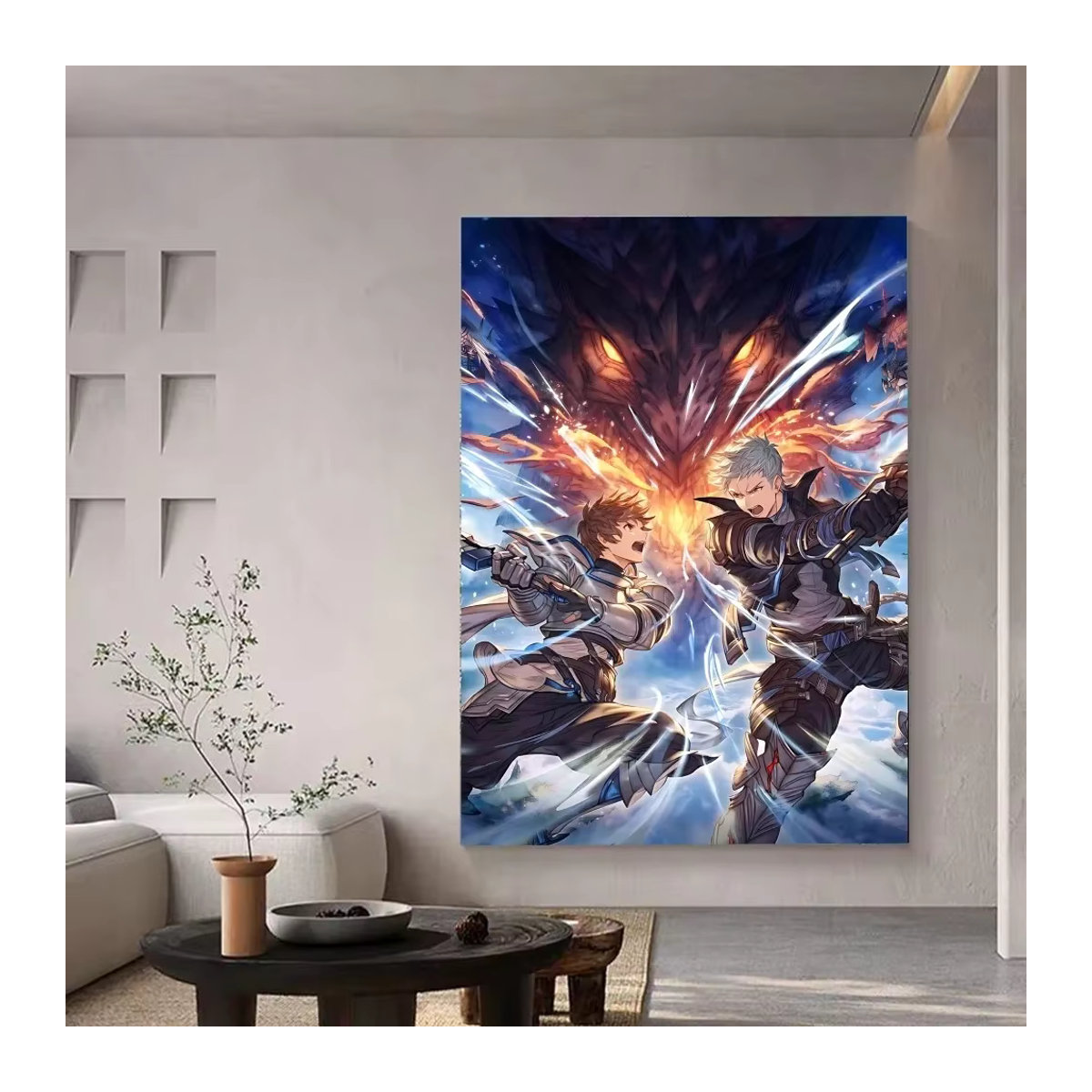 Wasserdichtes Granblue Fantasy Relink Poster als Aufkleber für deine Wanddekoration, mehrfarbig - Bild 5