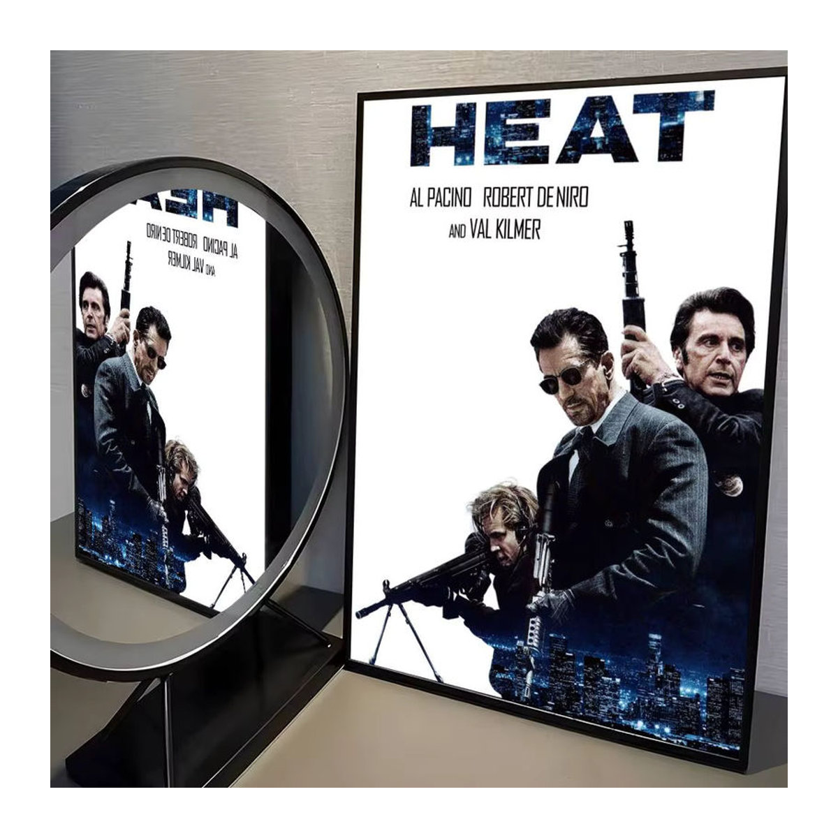 Wasserdichtes Heat Movie Poster HD-Kunst als klebrige Wanddekoration in Mehrfarbig, Rahmenlos und Hochformat - Bild 2