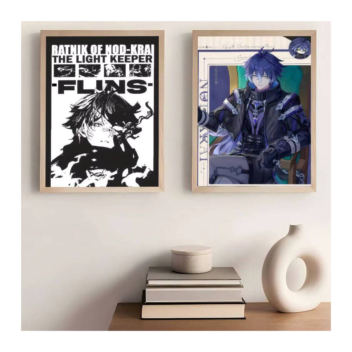 Wasserfeste Flins-Anime-Poster Aufkleber für deine Kawaii-Raumdekoration, mehrfarbig, rechteckig - Bild 2