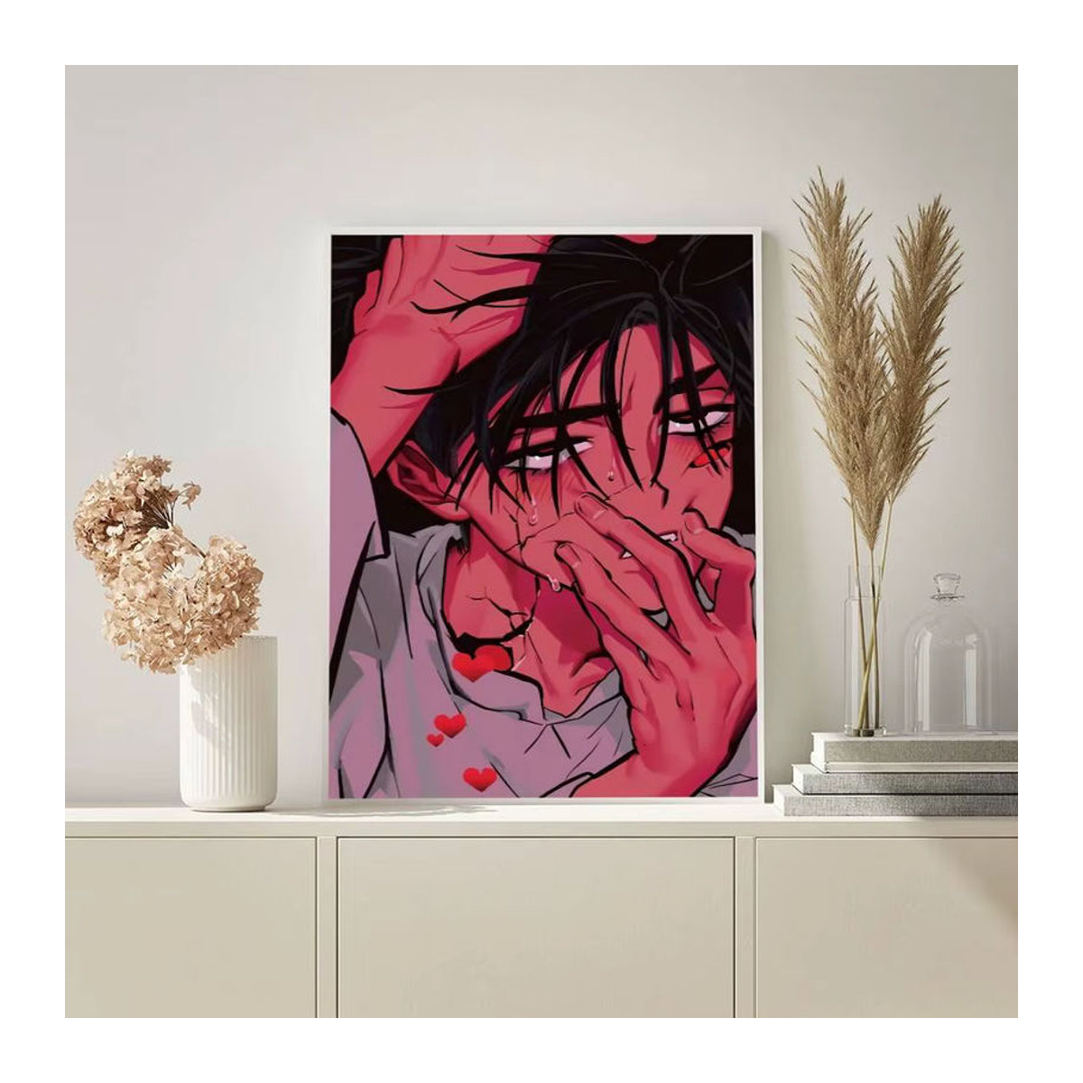 Wasserfester Anime Alien Wandaufkleber aus Papier für dein Zimmer oder die Bar, mehrfarbig und rechteckig - Bild 6
