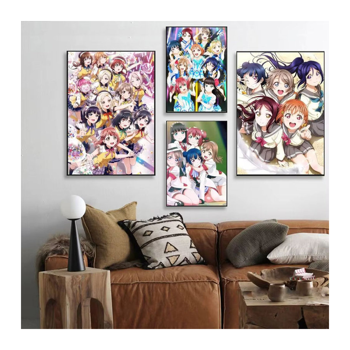 Wasserfester Anime Liebe Live Wandaufkleber aus Papier für die Wanddekoration in Mehrfarbig - Bild 3