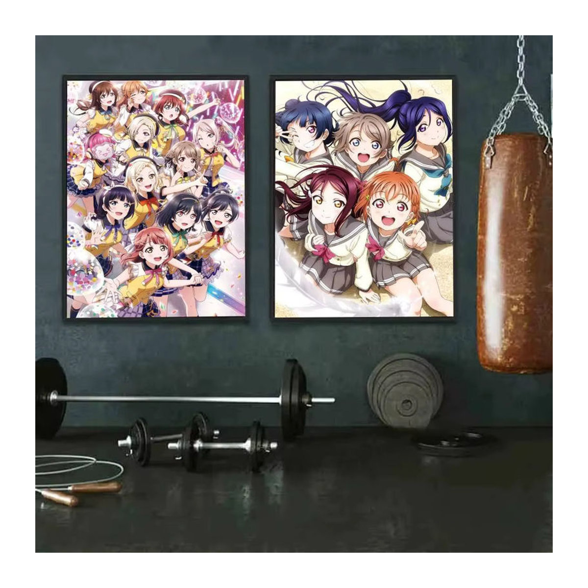 Wasserfester Anime Liebe Live Wandaufkleber aus Papier für die Wanddekoration in Mehrfarbig - Bild 4