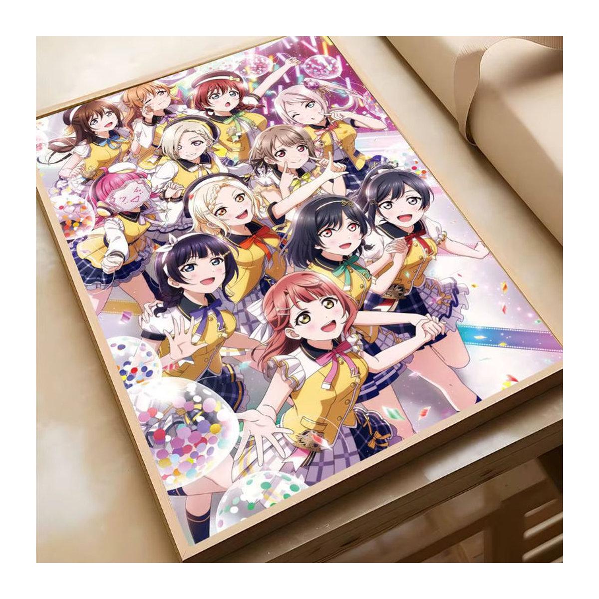 Wasserfester Anime Liebe Live Wandaufkleber aus Papier für die Wanddekoration in Mehrfarbig - Bild 5