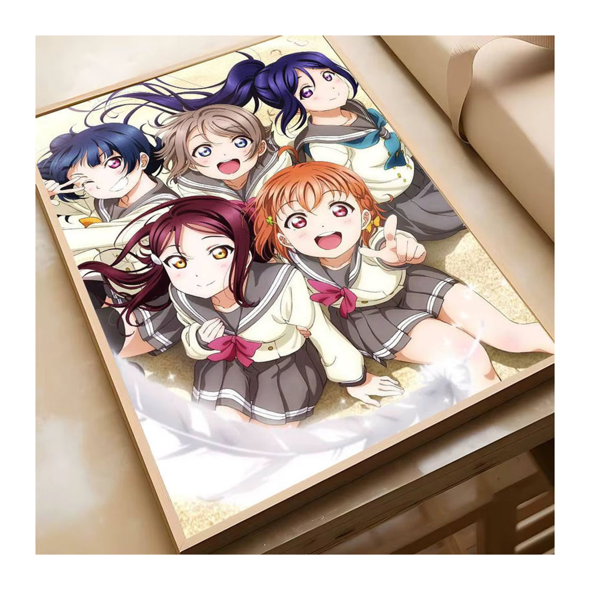 Wasserfester Anime Liebe Live Wandaufkleber aus Papier für die Wanddekoration in Mehrfarbig - Bild 6